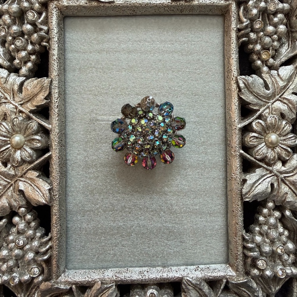 Austria Aurora Borealis Vintage Brooch